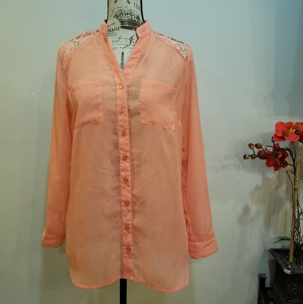 Womans button down blouse